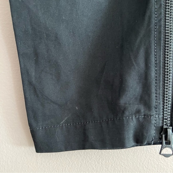 Rag & Bone Women's Belted Hunter Pants Cropped Pleated Front High Rise Black 25 - Picture 11 of 16